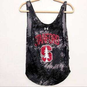 Stanford Under Armour Womens Cropped Loose workout Tank size Small